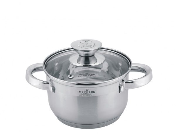 Каструля з кришкою 1,5 л MK-3502 Maxmark