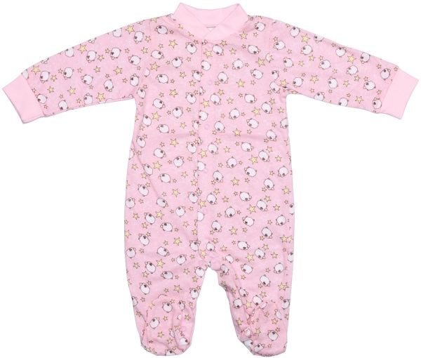 Комбинезон для девочки Фламинго р.68 розовый 