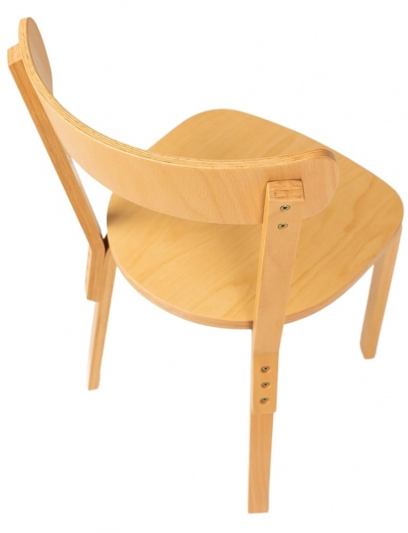 Стул Scandi прозрачный лак /бук