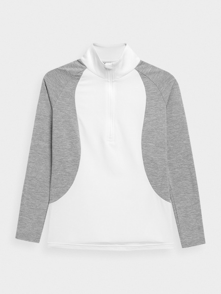 Джемпер 4F D4Z21-BIDD202-25M р. XS бело-серый