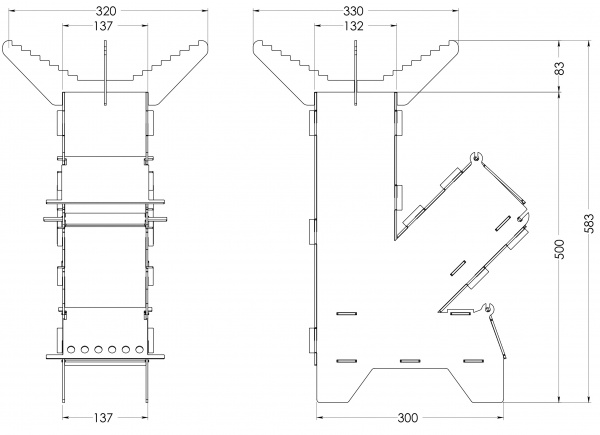 Мангал-печь SHDIY SHDIY.17 для кемпинга