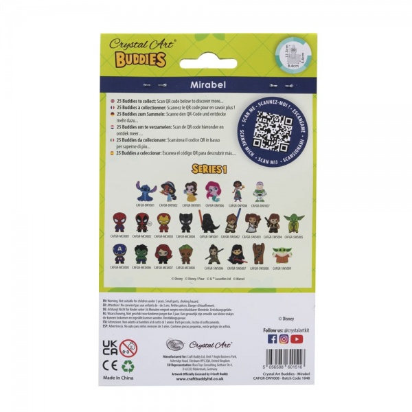 Мозаїка Crystal Art Мірабель CAFGR-DNY008