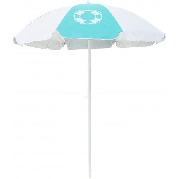 Зонт пляжный Круг бирюзово-белый