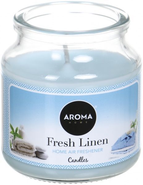 Свеча ароматическая Aroma Home Fresh Linen 130 г 