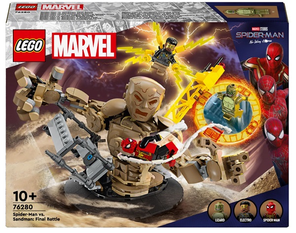 Конструктор LEGO Super Heroes Человек-Паук vs. Песчаный человек: Решающая битва 76280