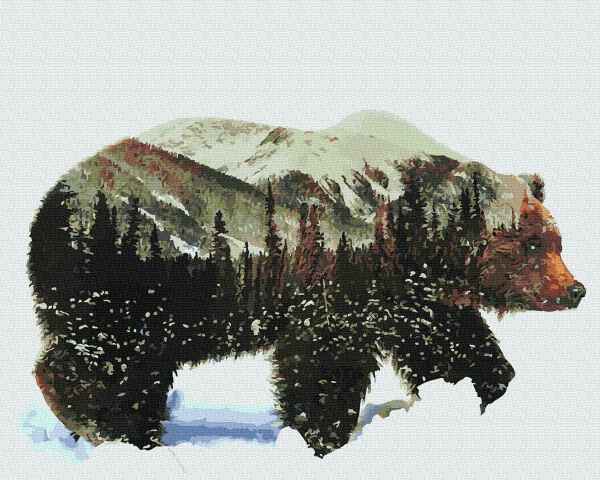 Картина за номерами Дух лісу GX5737 40x50 см Brushme 