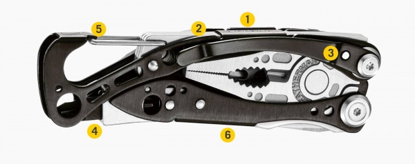 Мультитул Leatherman Skeletool CX, картонна коробка, 9 инструментов 830923