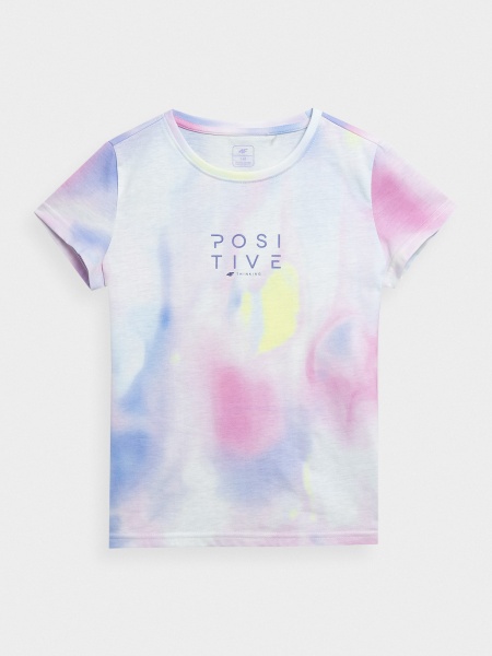 Футболка 4F TSHIRT F382 4FJSS23TTSHF382-91A р.164 різнокольоровий