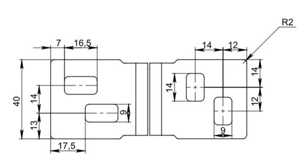 Замок навісний Aspect ЗН-С-Ш_73 в комплекті з вушками №1.11 краб (накладний) 