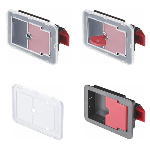 Замок для пожежної шафи Новація з ключем