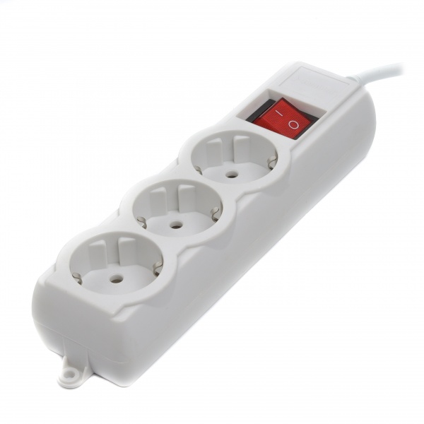 Мережевий фільтр Gembird SPG3-G-10G-PRO із заземленням 3 гн. 3 м SPG3-G-10G-PRO