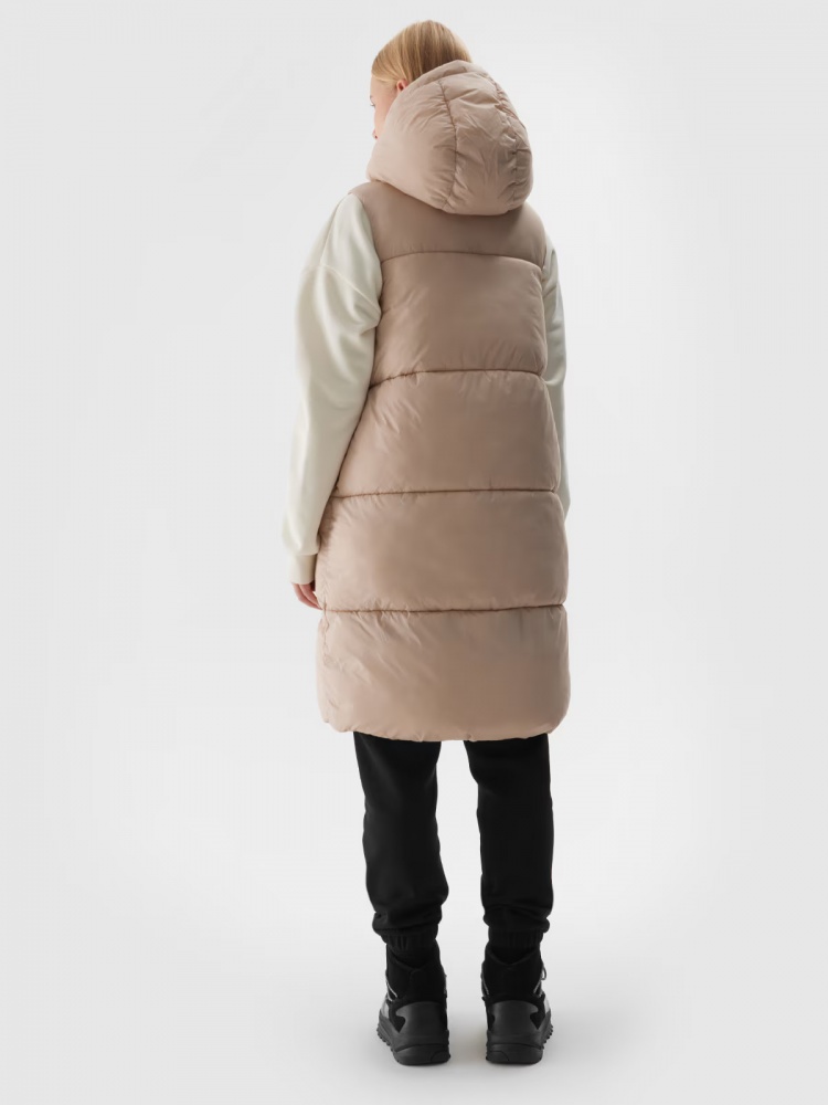 Жилет 4F VEST JACKET F143 4FWAW24TVJAF143-83S р.L бежевый