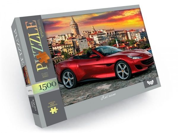 Пазлы Danko Toys № 10 Red sunset 1500 элементов С1500-04-10
