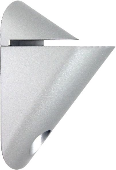 Держатель для полок  Poliplast ABS 4-22 мм матовый хром