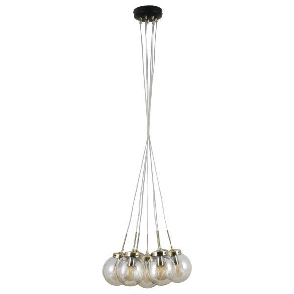 Підвіс Victoria Lighting 7x5 Вт E14 прозорий/хром Sparks/SP7 