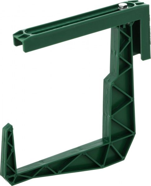 Крепление для балконного ящика Тарлев пластиковое зеленое GB20/2 21х2,5x19 см 
