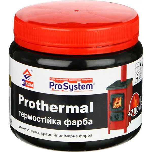 Фарба ІРКОМ термостійка +700°C золото мат 0,35л