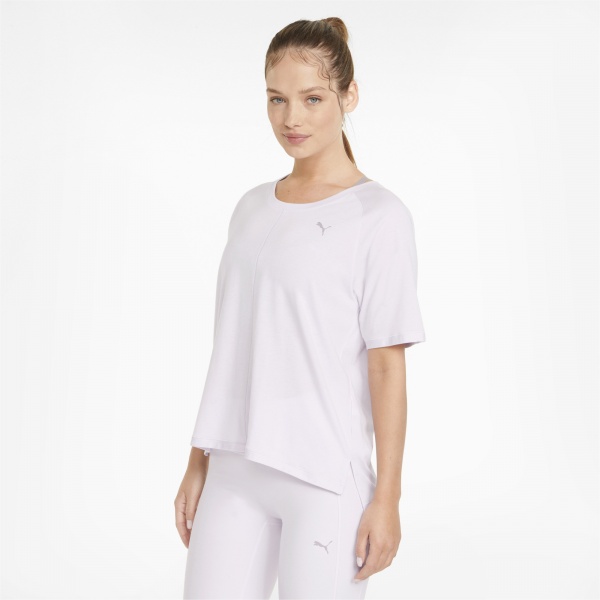 Футболка Puma STUDIO Tri Blend Relaxed Tee 52109317 р.XS світло-фіолетовий