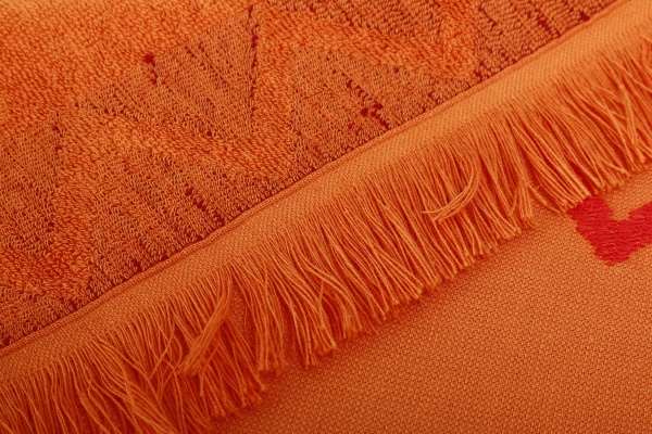 Полотенце пляжный ZIGZAG 80x180 см оранжевый Homeline 
