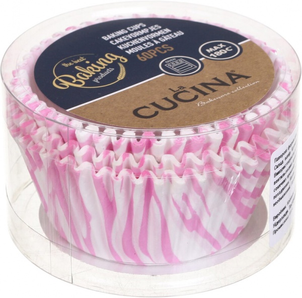Формочки для кексов 5x3,5 см 60 шт. в ассортименте