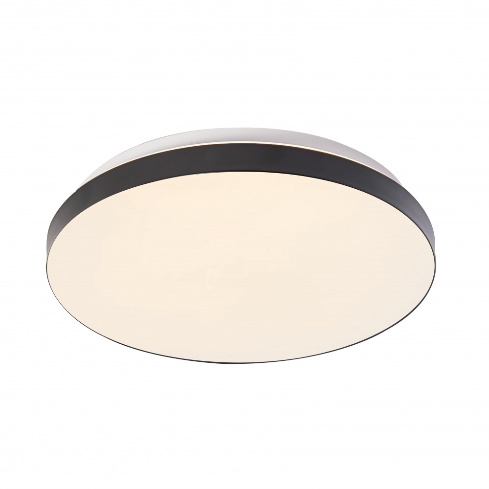 Світильник настінно-стельовий Sensio KIRA з пультом 48 Вт білий із чорним 3000-6500 К LED-SENS-KIRA-48