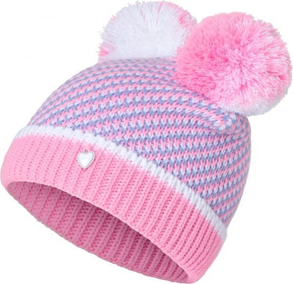 Шапка ESLI р.52–54 розовый с белым 17С-90СП 