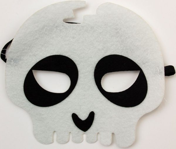 Набір карнавальний Хелловін чорний із білим 513313 