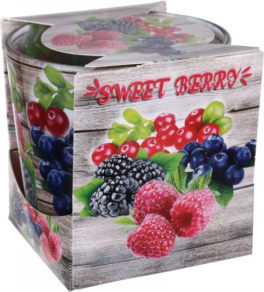 Свеча в стакане Sweet Berry 1254
