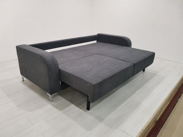 Диван прямой Париж темно-серый 2520x1080x870 мм