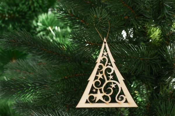 Подвеска Елка 11.5 см 