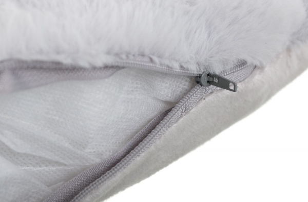 Подушка KM 100% полиэстер 50x30 см серый 