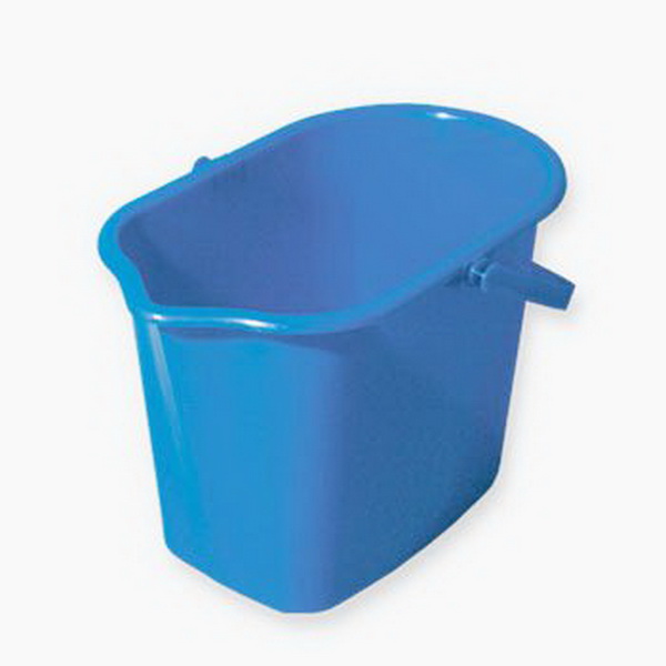 Ведро обычное York МОП прямоугольное одноцветное 10 л синий