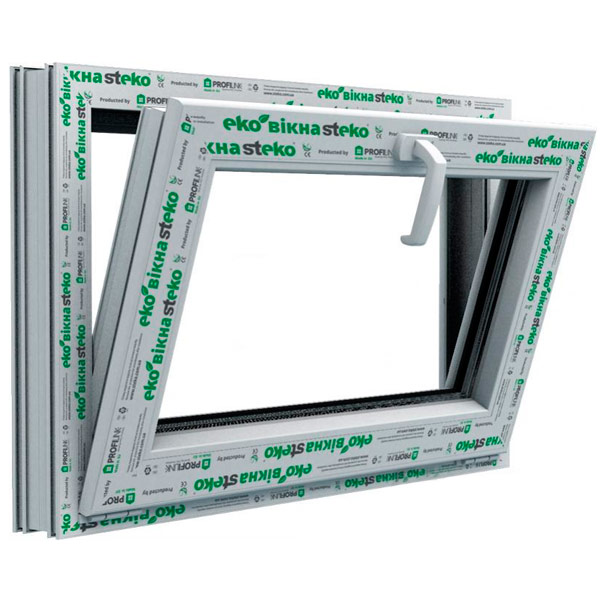 Вікно відкидне Steko S300 58 750x500 мм верхнє