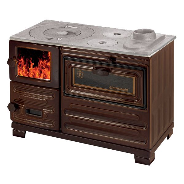 Печь-камин с духовкой Duval EK-102F