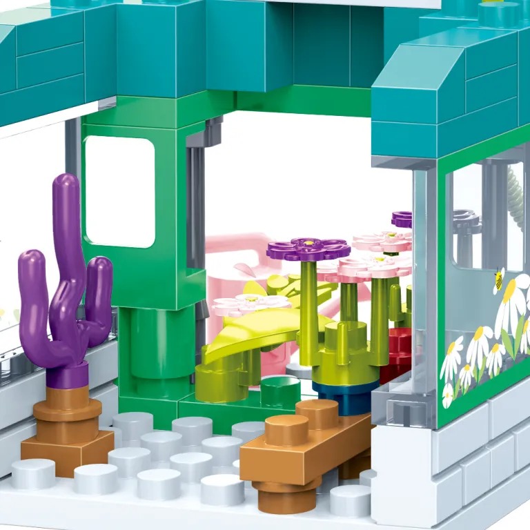 Конструктор BanBao Цветочный магазин Mini High-Street Series ET808