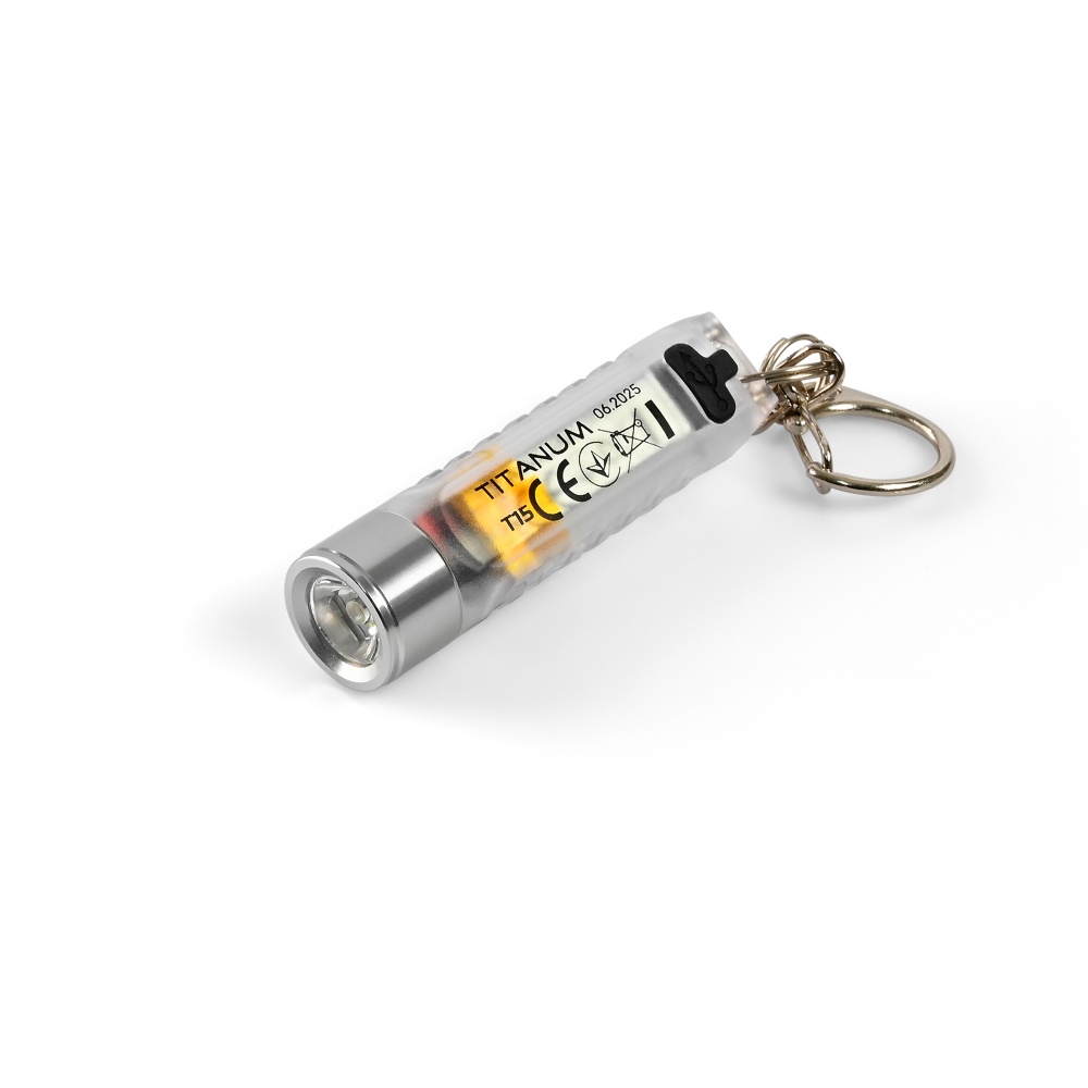 Брелок-фонарик TITANUM 170 Lm белый/прозрачный 28689