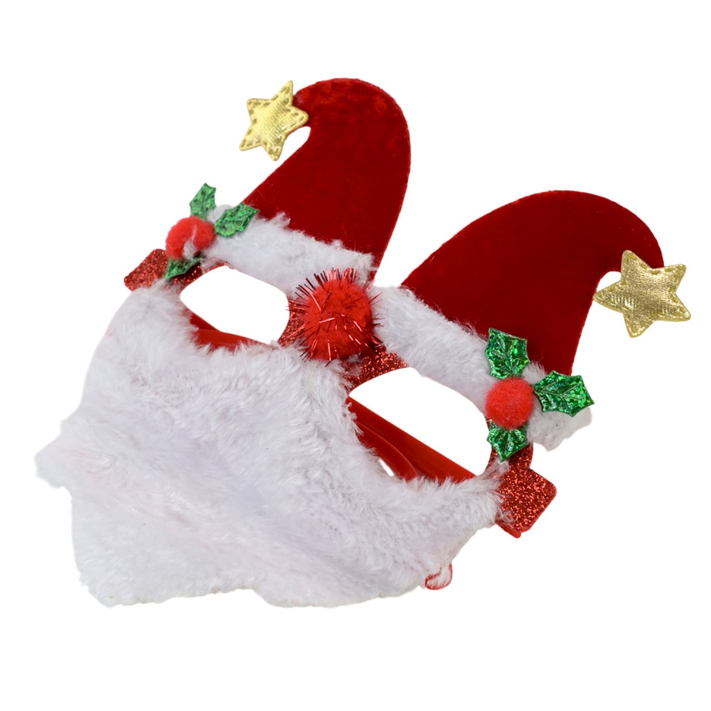 Аксессуар для карнавала Shantou Очки Санты E2420 в ассортименте