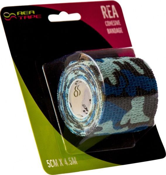 Бинт когезивний REA TAPE REA-Band-Camoblue еластичний блакитний