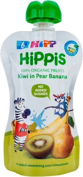 Пюре Hipp Груша-банан-ківі 100 г 9062300133797 