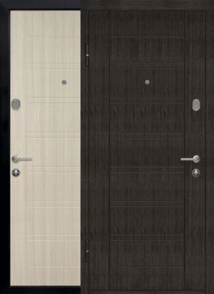 Двері вхідні TM Riccardi Лагуна Стандарт дуб вибілений 2050х860мм ліві