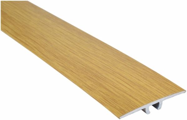 Поріжок алюмінієвий сходовий Olvis приховане кріплення 33x900 мм дуб натуральний 