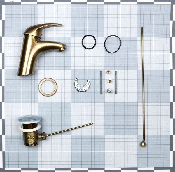 Смеситель для умывальника Emmevi Rubinetterie Luxor BR7003 R