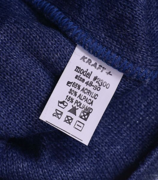 Шапочка детская для девочки Kraft+ 7704 р.48-50 синий меланж 