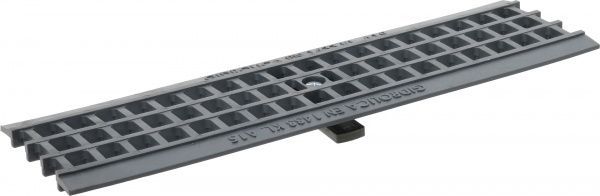 Желоб пластиковый Gidrolica Н 80 с пластиковой решеткой