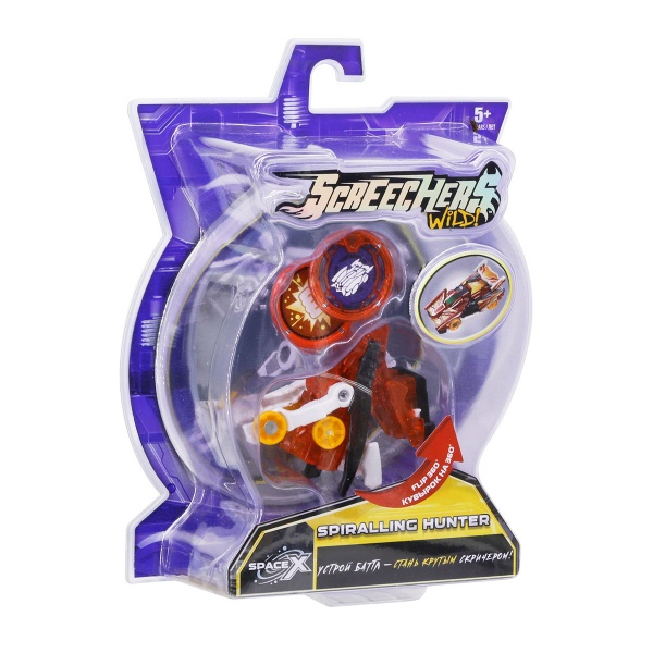 Трансформер Screechers Wild S3 L1 Спиралин Хантер 1:43 EU682102