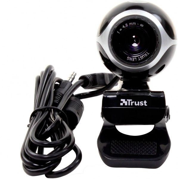 Веб-камера Trust Exis Black-Silver (17003)