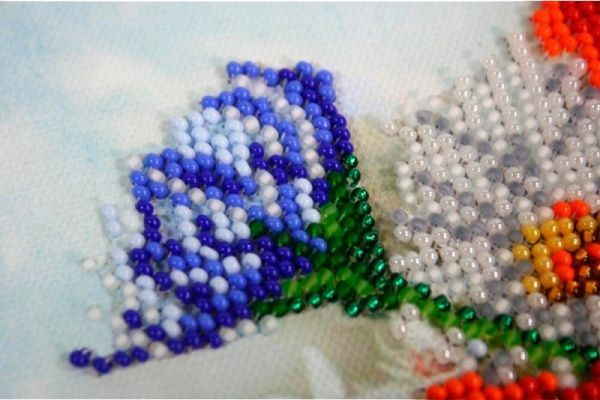 Набор для вышивания бисером на натуральном художественном холсте Козуб лета АВ-285 Абрис Арт 