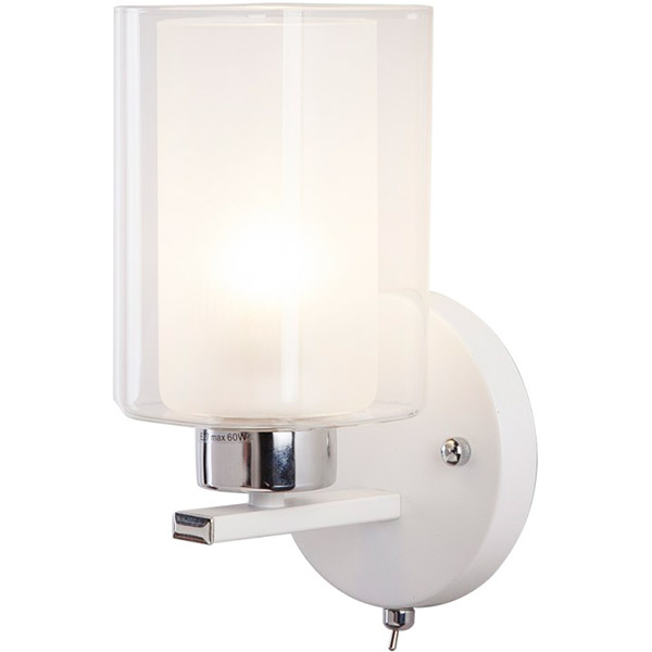 Бра Victoria Lighting Nill/AP1 1x60 Вт E27 білий 