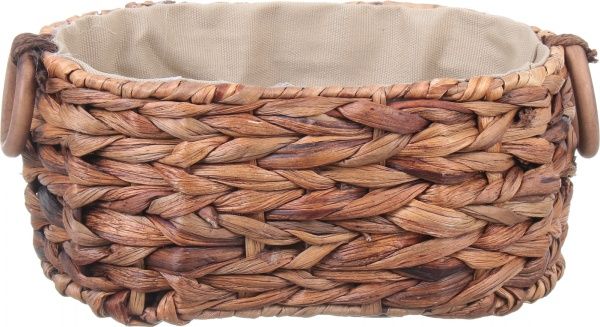 Кошик плетений Tony Bridge Basket з текстилем 35х21х14 см XTA19-61RD-4 