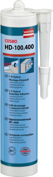 Клей-герметик Weiss (COSMO HD-100.400) 310мл белый